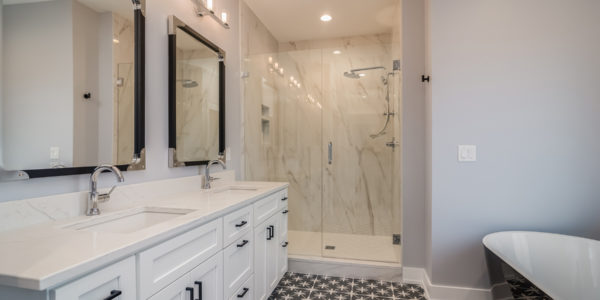 "Magnolia" – Lakeside Homes New Construction Master Bathroom