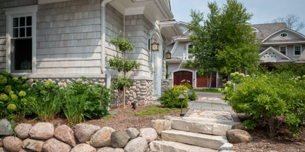 natural-gray-shingle-stone-garage-exterior-landscaping