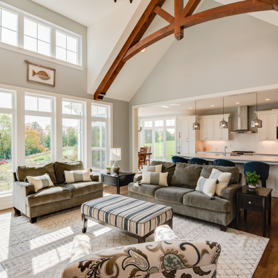 lakeside-wood-beam-great-room-open-cathedral-ceiling